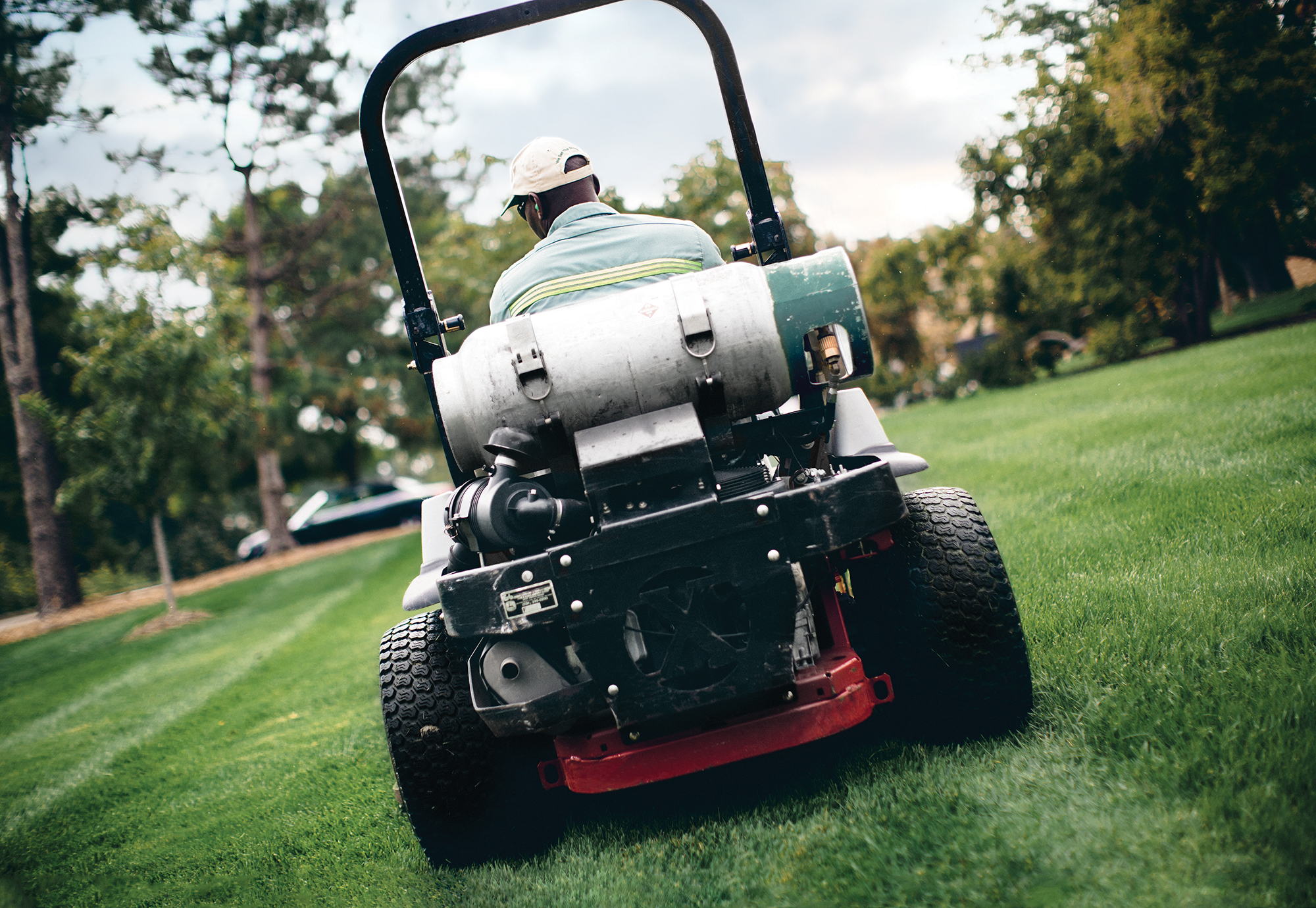 Propane Powered Mower