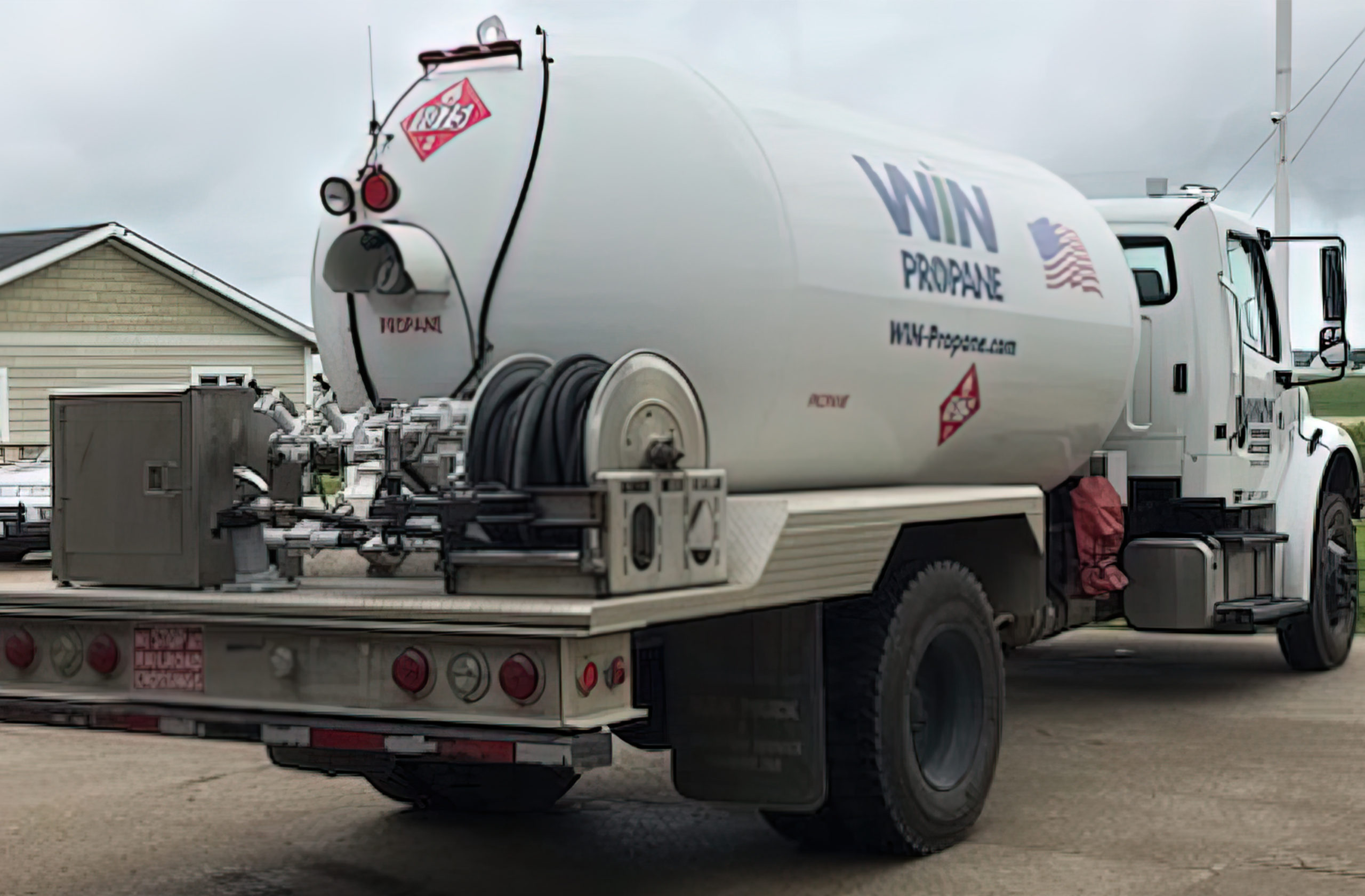 WIN Propane Commercial Delivery Truck