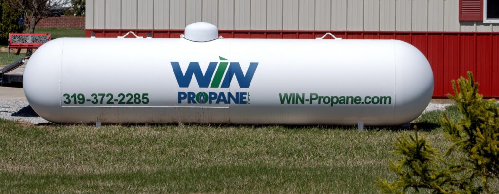 Win Propane tank.